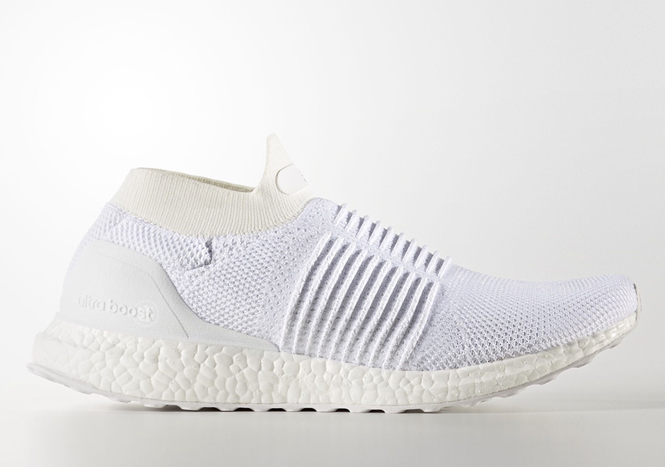 adidas Ultra Boost Laceless Mid "Triple White"