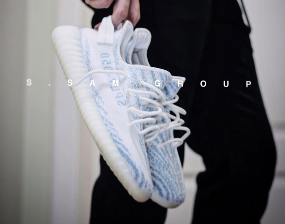 Adidas Yeezy Boost 350 V2 White Blue 4