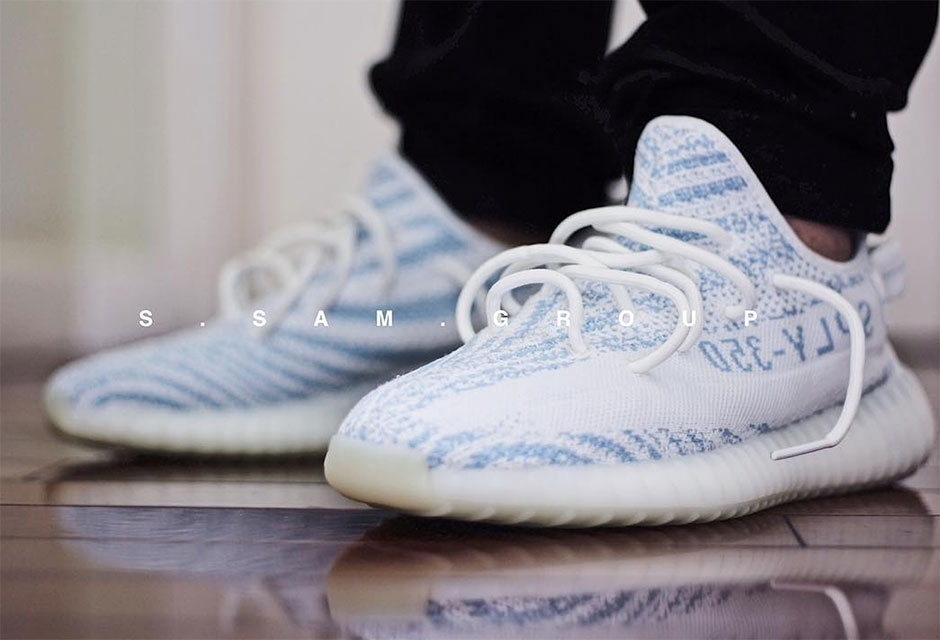 Adidas Yeezy Boost 350 V2 White Blue 6