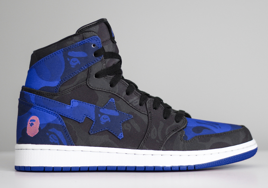 Air Jordan 1 Bape Royal Custom Jack The Ripper 02