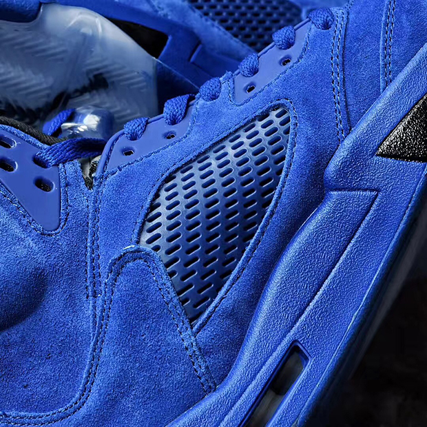 Air Jordan 5 Blue Suede Release Date 136021 401 04