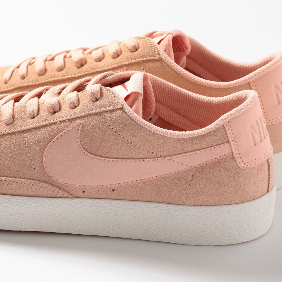 Beauty And Youth Nike Blazer Low Pink Suede 05