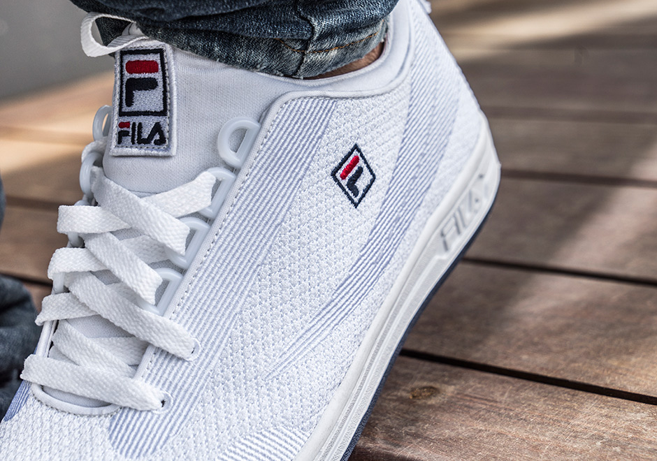 Fila Original Tennis Knit White Navy 2