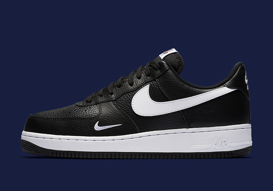 Nike Air Force 1 Low Mini Swoosh Black White 02