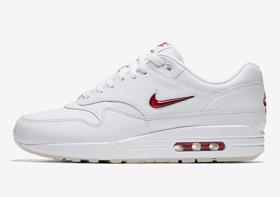 Nike Air Max 1 Premium Sc Jewel White Red Release Date 1