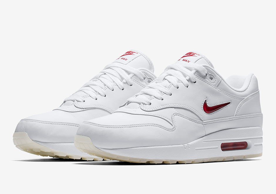 Nike Air Max 1 Premium Sc Jewel White Red Release Date 5