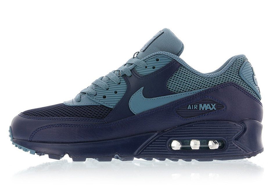 Nike Air Max 90 Midnight Navy Smokey Blue 537384 420 1