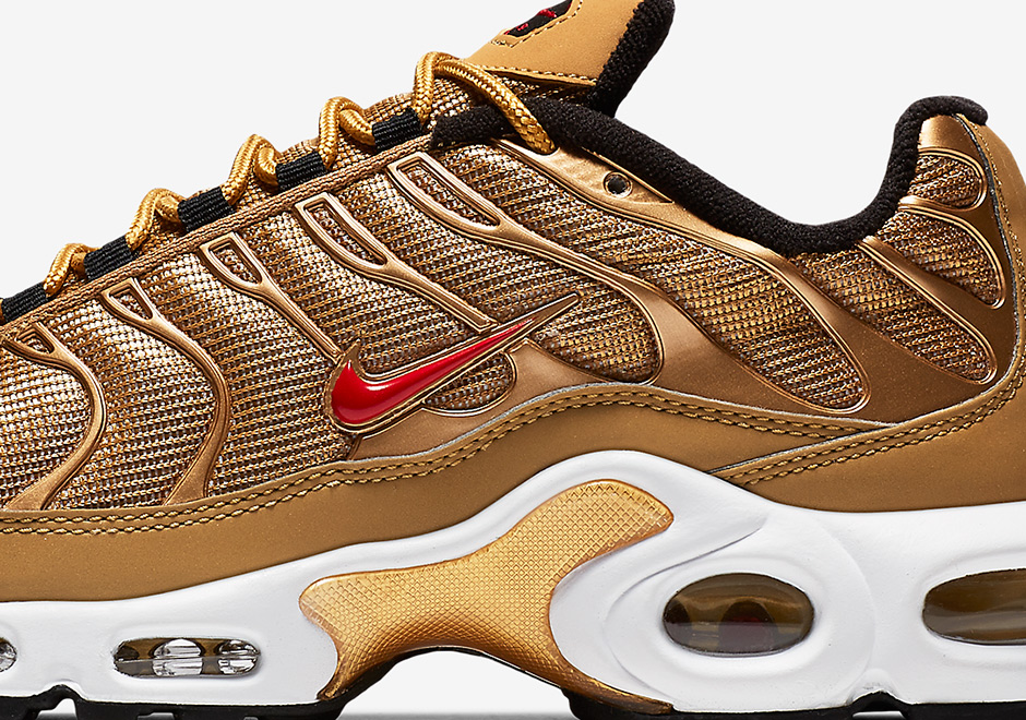 The Nike Air Max Plus Joins The Metallic Gold Club