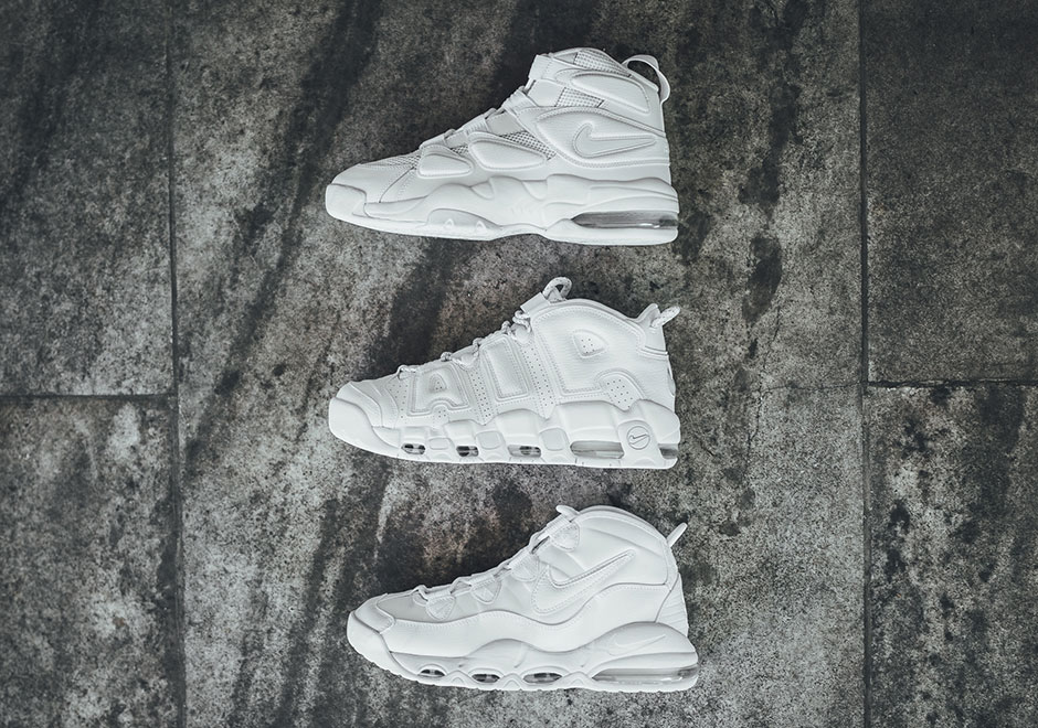 The Nike Uptempo "Triple White" Pack Releases This Friday