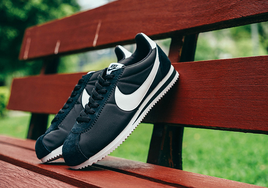 Nike Cortez Classic Black White Leather