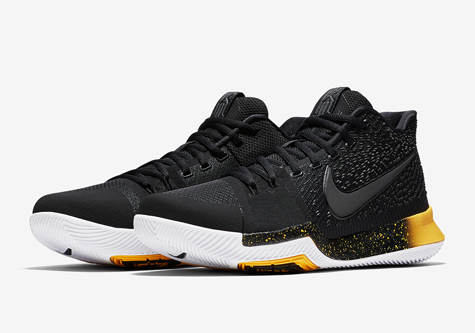 Nike Kyrie 3 Black Varsity Maize Official Photos 02