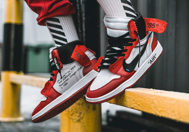 Here's What The OFF-WHITE x Air Jordan 1 Looks Like On-Feet