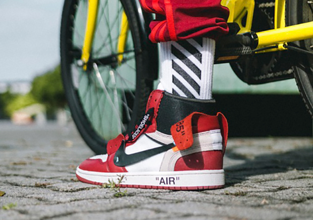 Off White Air Jordan 1 On Feet Look 06