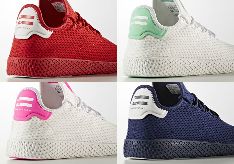 Pharrell Adidas Tennis Hu Spring 2017 Colorways Announced 01