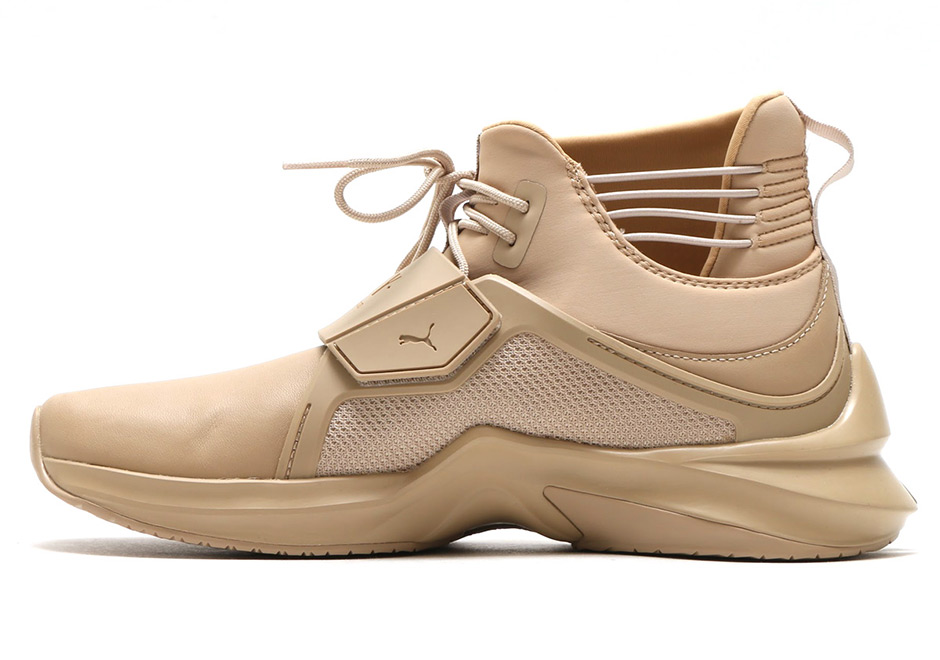 Rihanna Puma Fenty Trainer Hi Sesame Tan 3