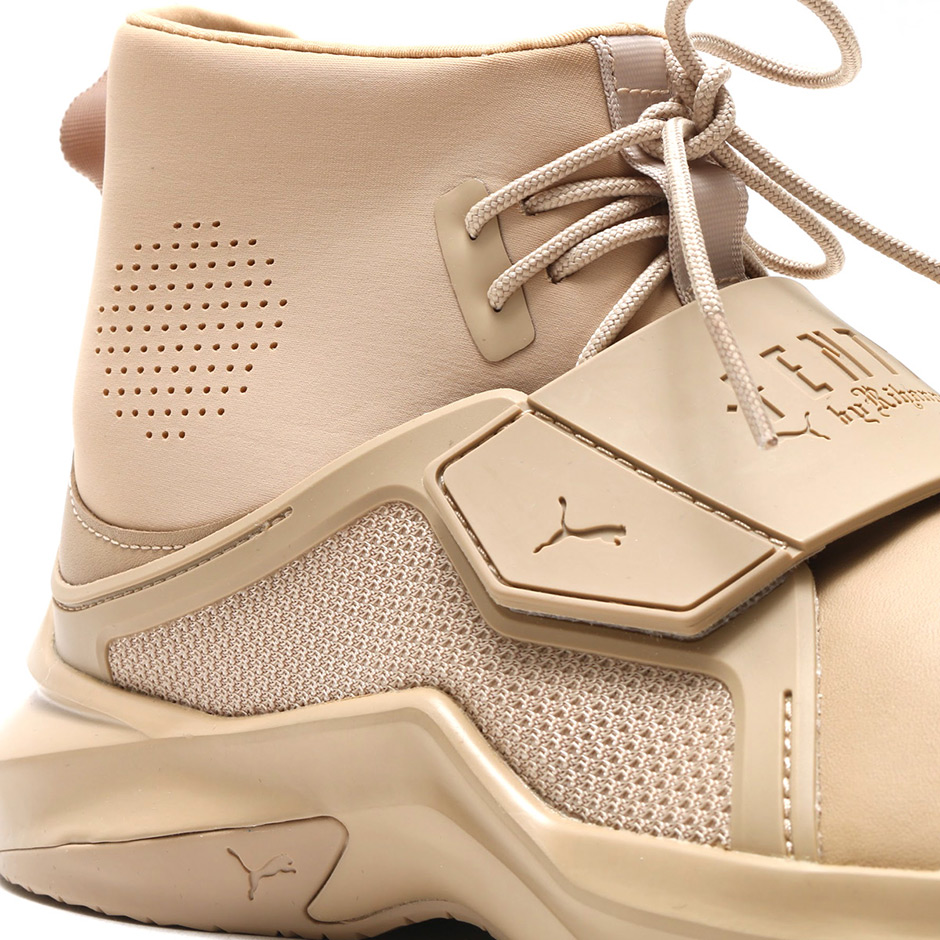 Rihanna Puma Fenty Trainer Hi Sesame Tan 4