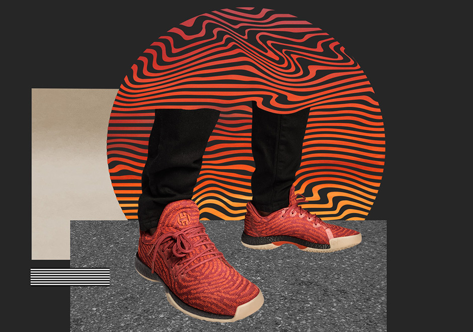 Adidas Harden Ls Fast Life Red Orange 1