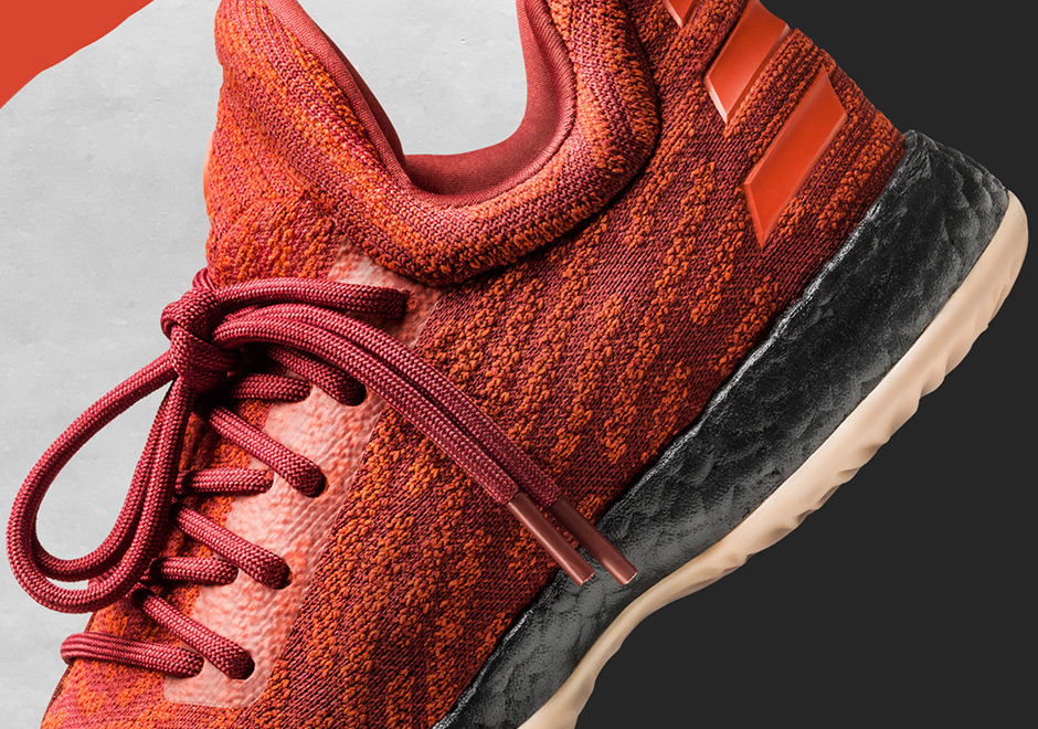 Adidas Harden Ls Fast Life Red Orange 2