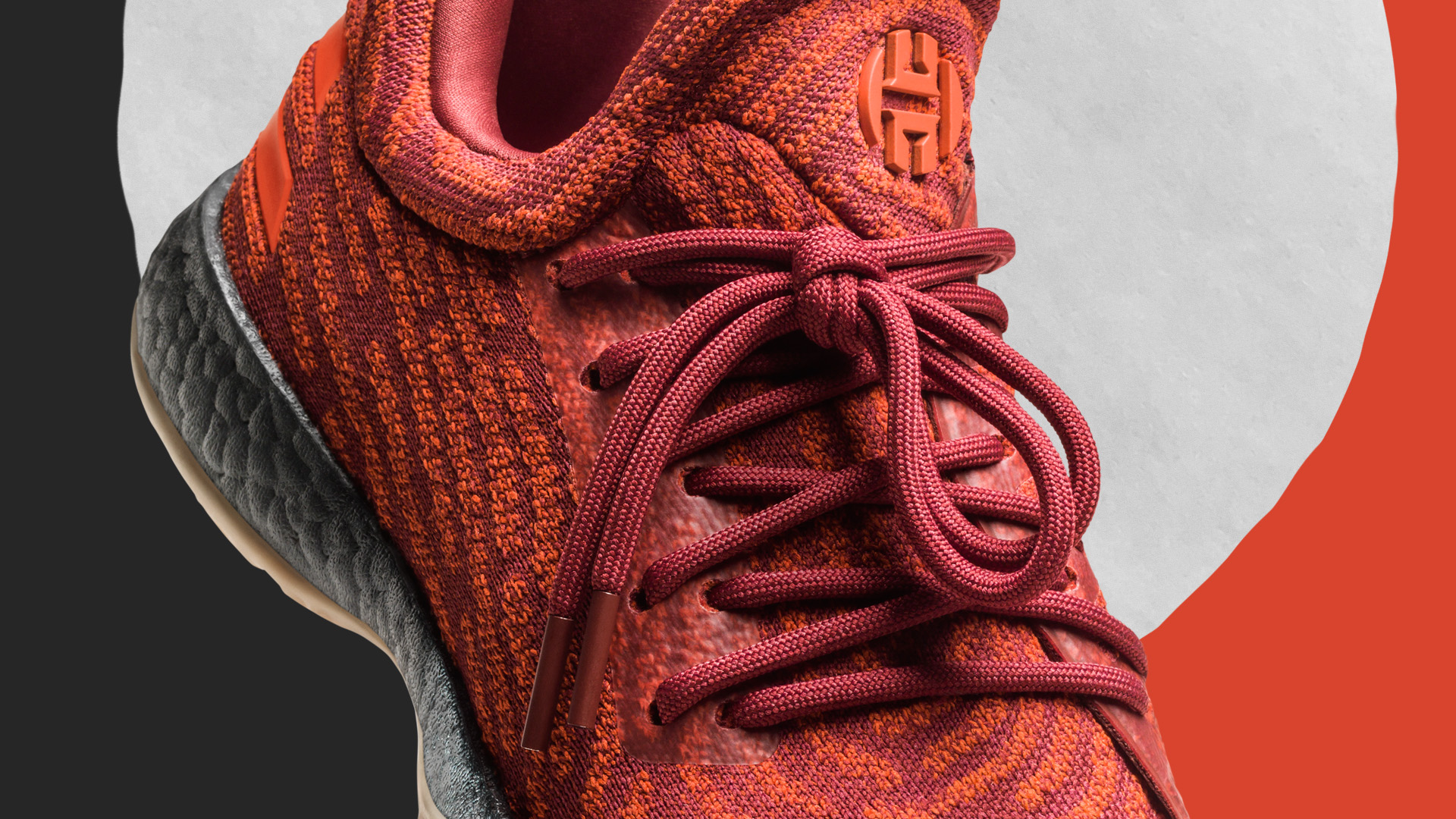 Adidas Harden Ls Fast Life Red Orange 5