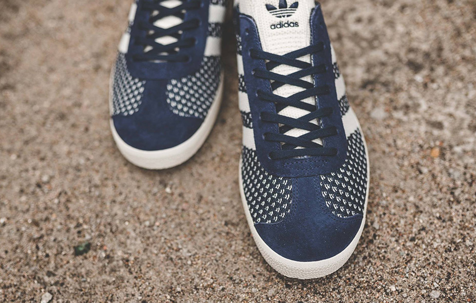 Adidas Gazelle Primeknit Navy White 3