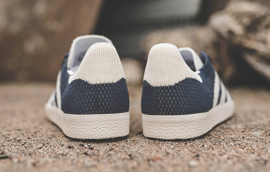 Adidas Gazelle Primeknit Navy White 4