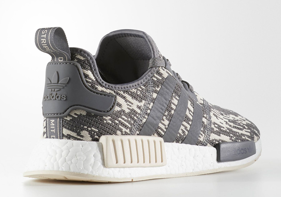 Adidas Nmd R1 Grey Four Linen Glitch Camo Cq0858 2