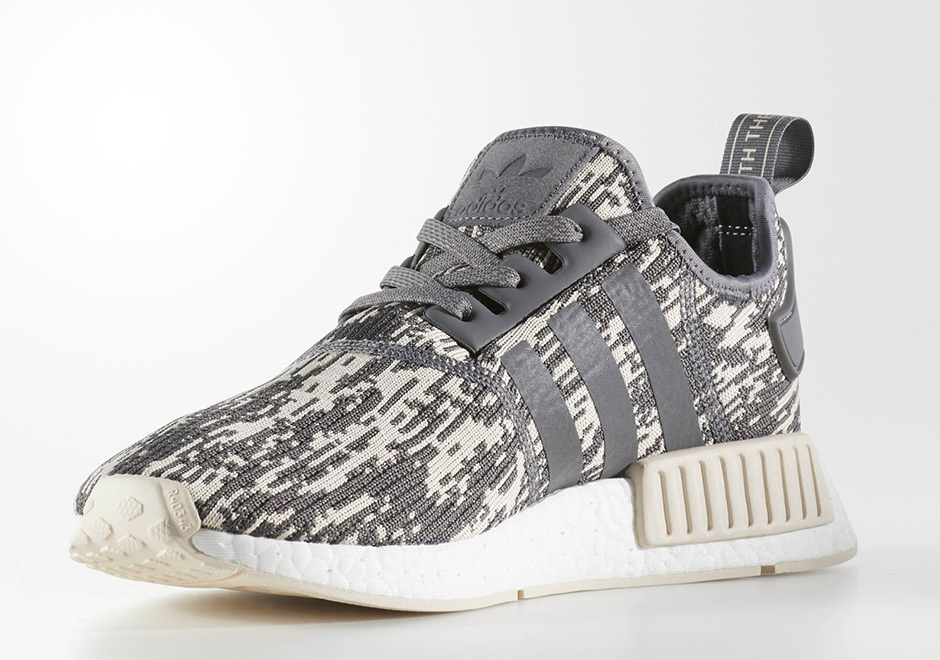 Adidas Nmd R1 Grey Four Linen Glitch Camo Cq0858 3