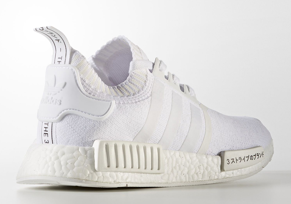 Japanese Detailing Returns To The adidas NMD R1 Primeknit "Triple White"