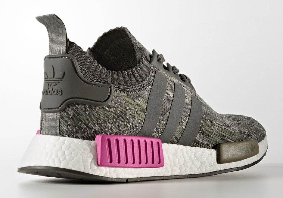 The adidas NMD R1 Primeknit Releasing In Utility Grey Camo