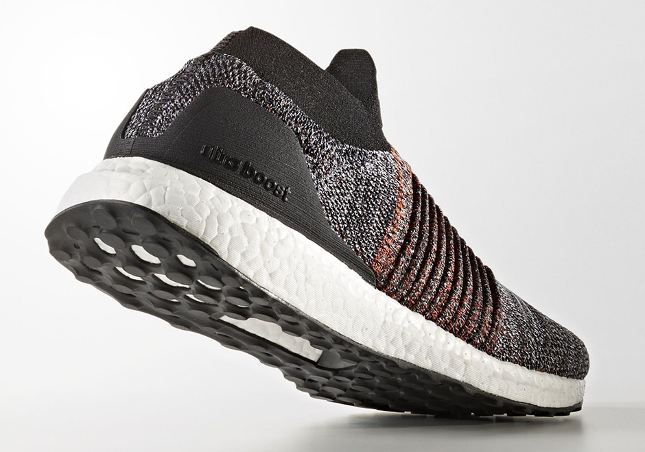 adidas Ultra Boost Laceless Pairs "Oreo" With Burnt Orange