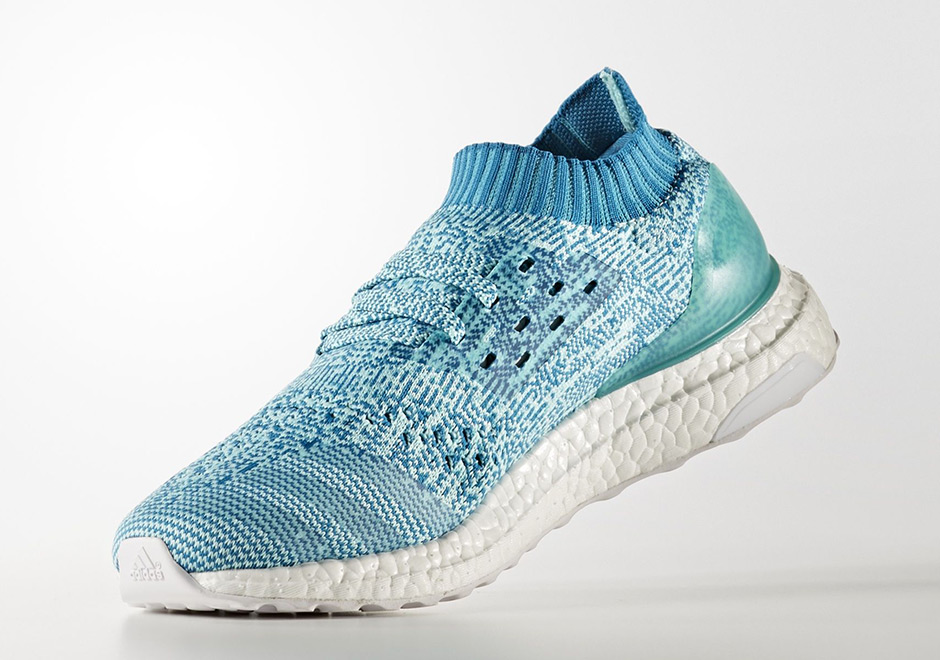 Adidas Ultra Boost Uncaged Energy Aqua Mystery Petrol White Clear Heel 3