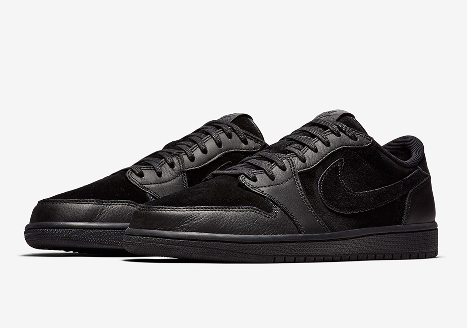 Air Jordan 1 Low Premium Black 1