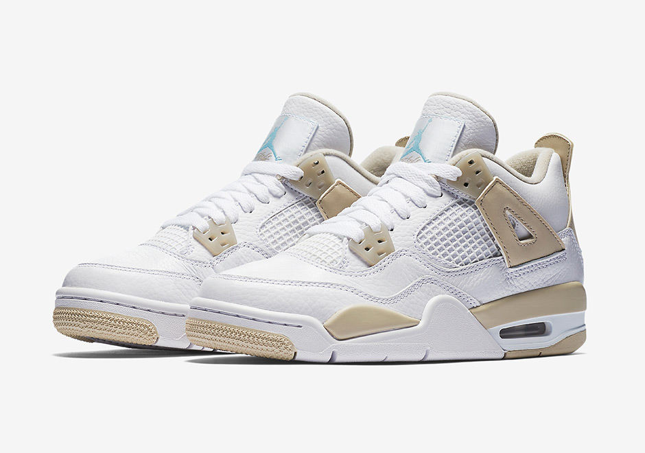 Air Jordan 4 Linen 2017 Gg Official Images 2