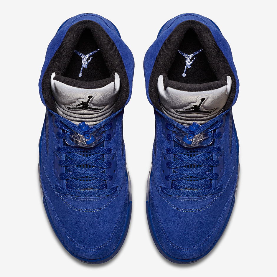 Air Jordan 5 Blue Suede 136027 401 6 1