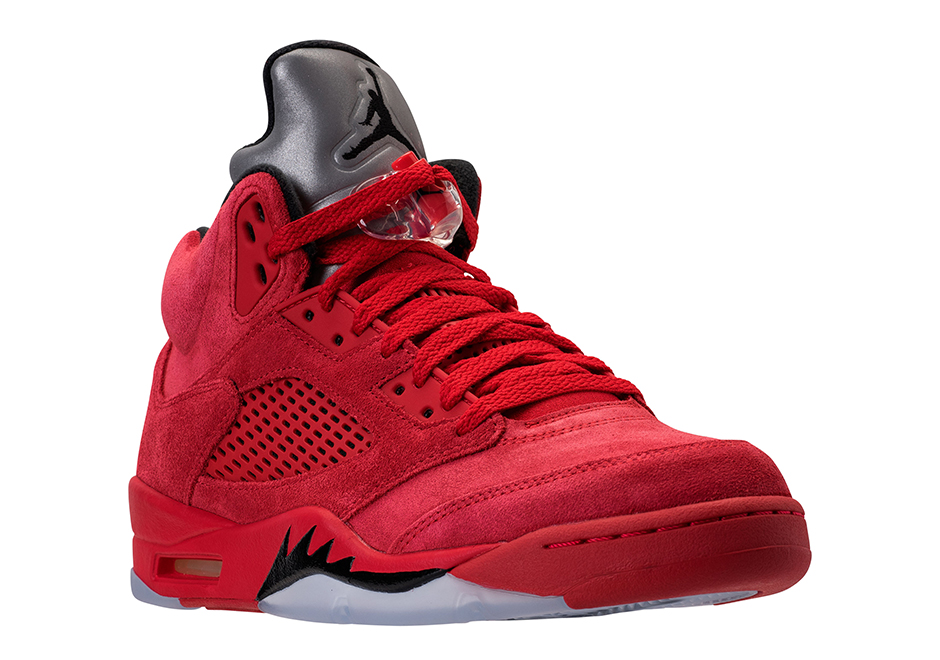 Air Jordan 5 Red Suede July Release Date 136027 602 01