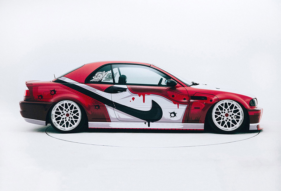 Custom Air Jordan Bmw Red 400ml 4