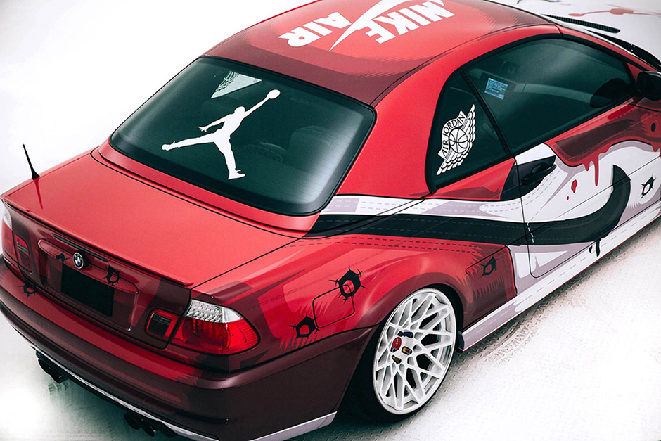 Custom Air Jordan Bmw Red 400ml 6