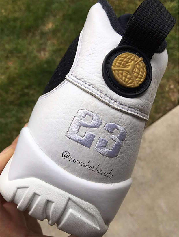 Jordan 9 Black Summit White Metallic Gold January 2018