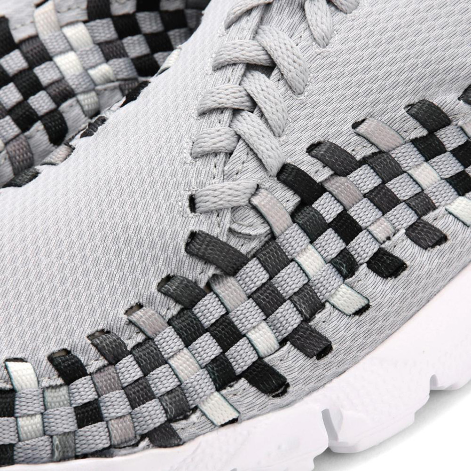 Nike Air Footscape Woven Nm Wolf Grey Black Dark Grey White 4