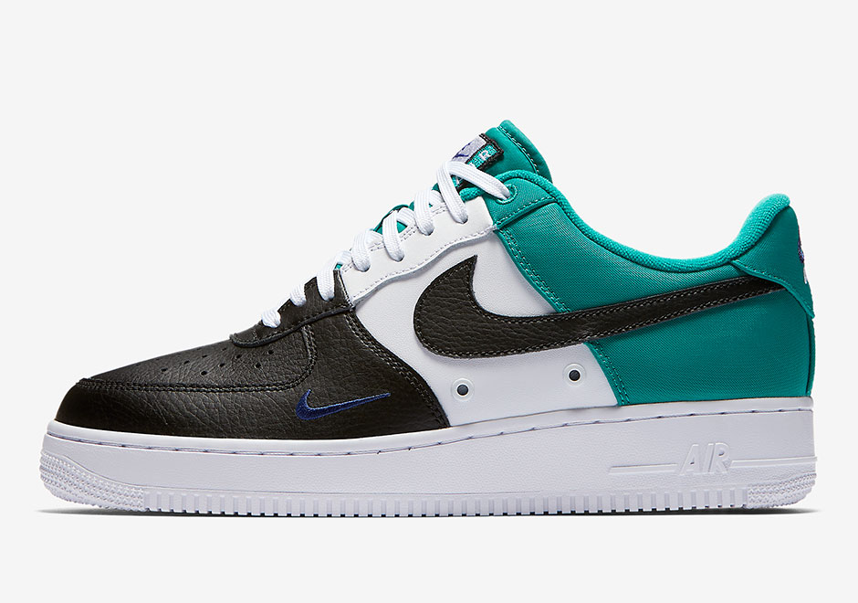 Nike Air Force 1 Mini Swoosh In "Neptune Green"