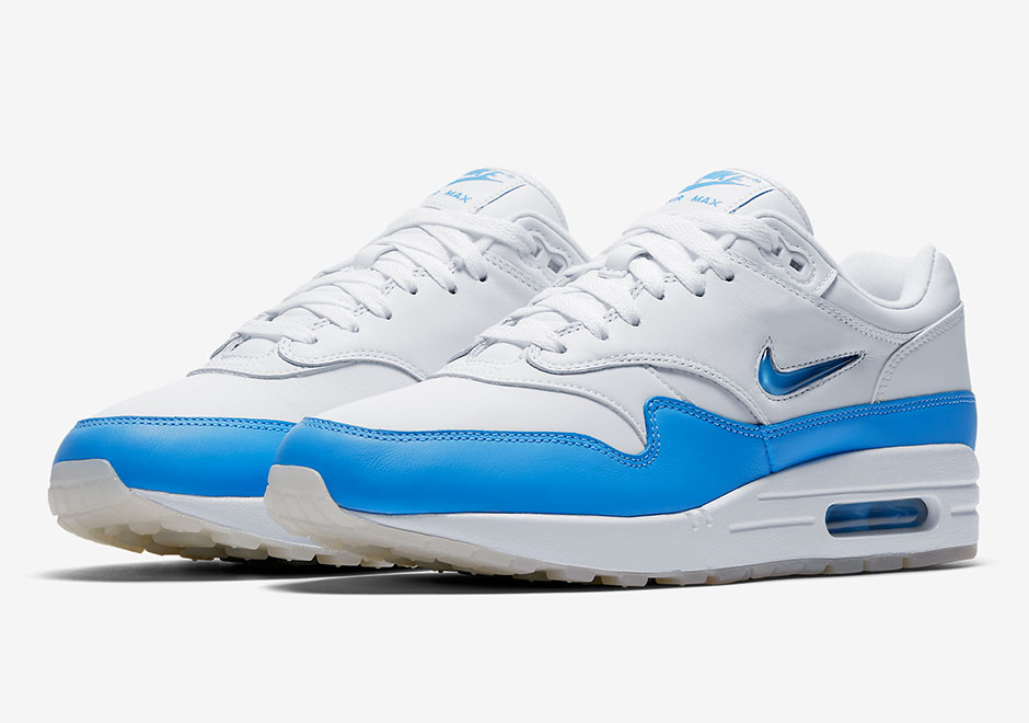 Nike Air Max 1 Sc Jewel White University Blue 2