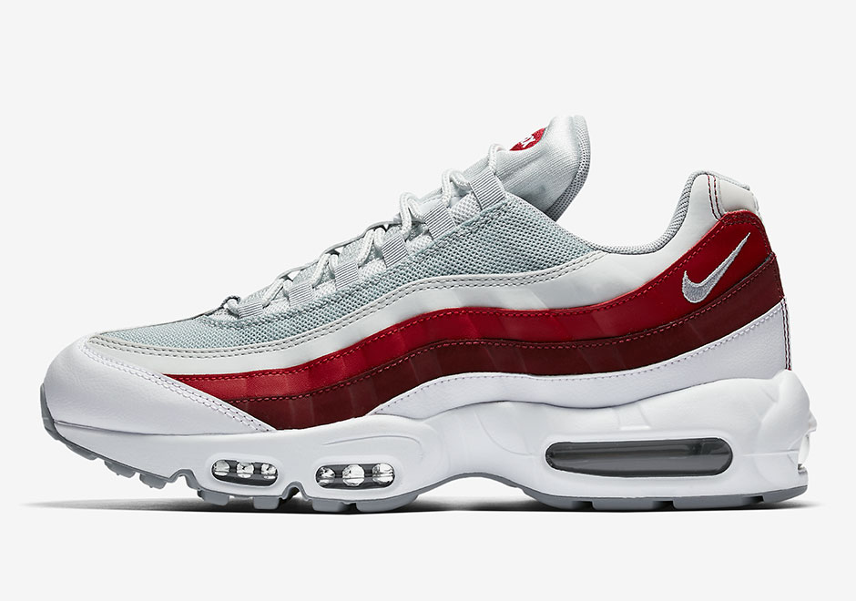 Nike Air Max 95 White Team Red 1