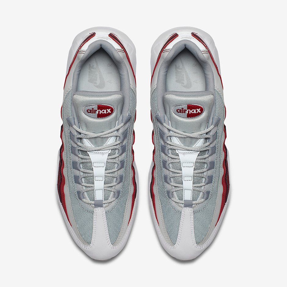 Nike Air Max 95 White Team Red 4