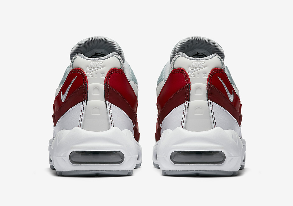 Nike Air Max 95 White Team Red 5