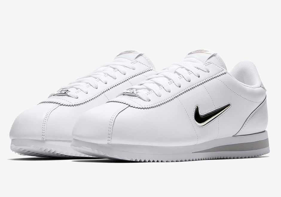 Nike Cortez Jewel White Metallic Silver 1