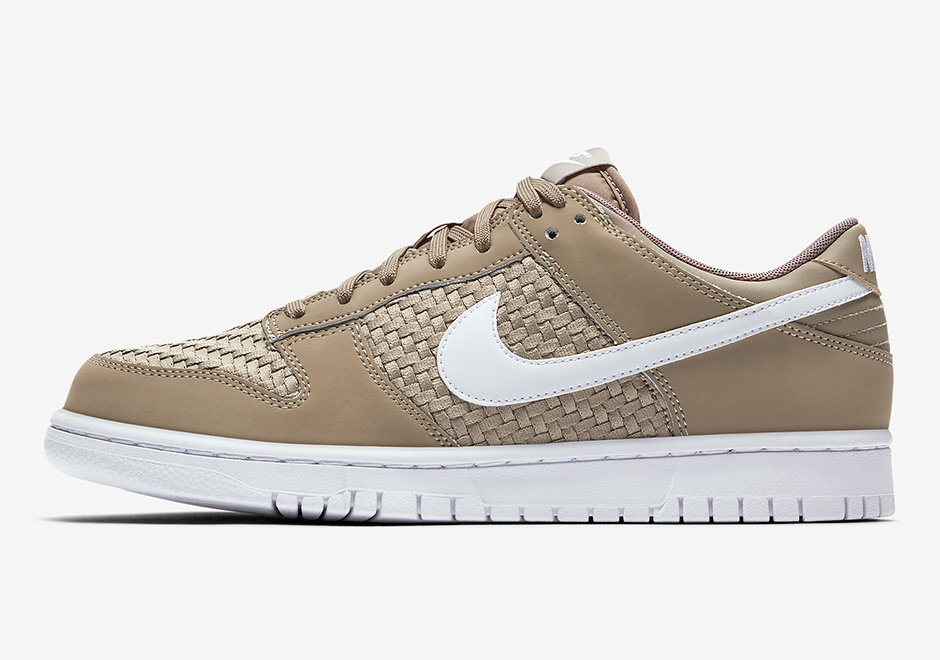 Nike Dunk Low Woven Khaki White 904234 200 1