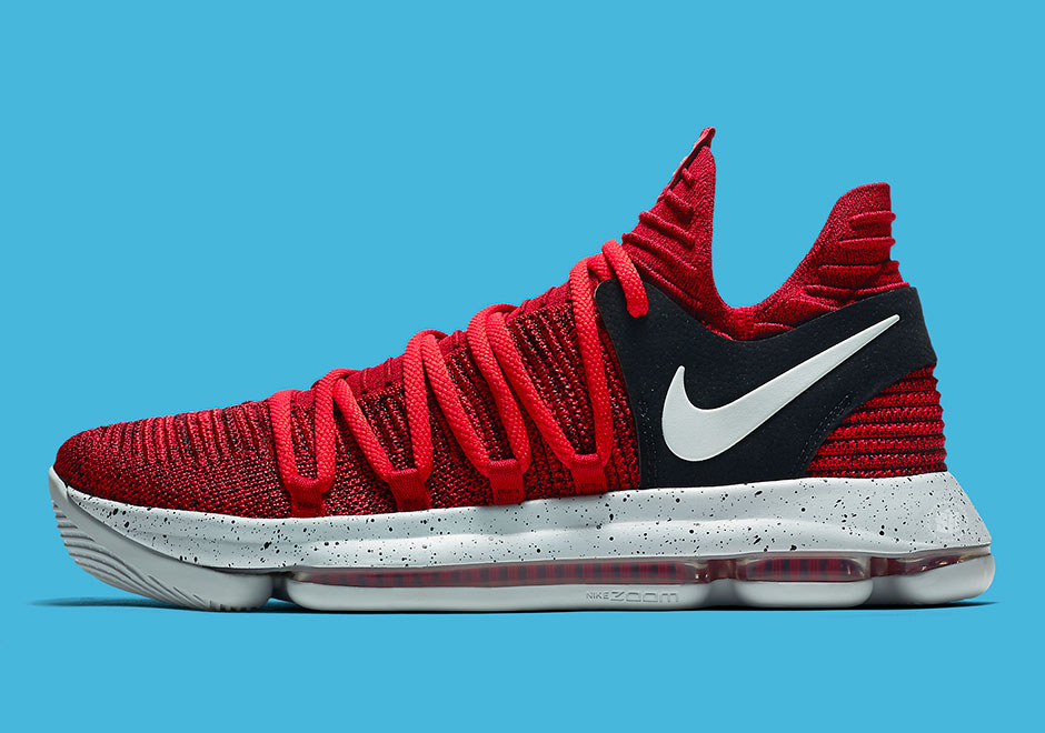 Nike Kd 10 University Red Black 897816 600 5