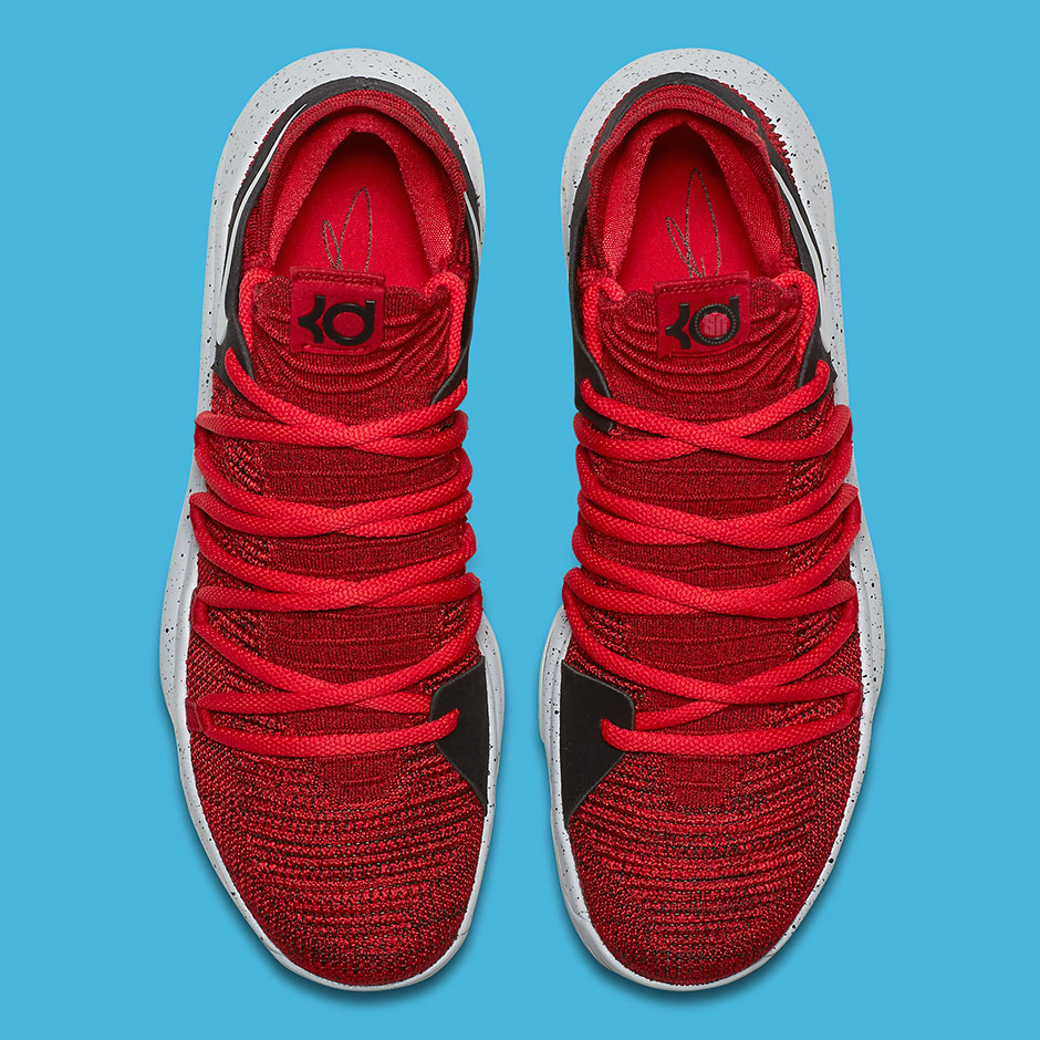 Nike Kd 10 University Red Black 897816 600 6