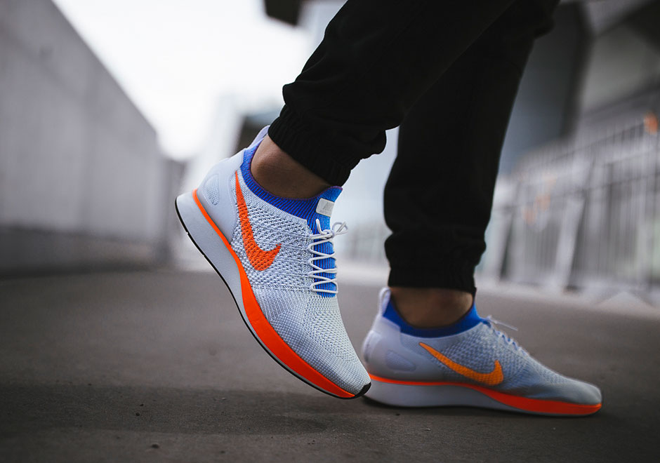 Nike Mariah Flyknit Racer White Crimson 4