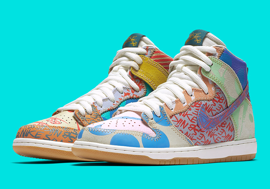 Nike Sb Dunk High What The Logo 1